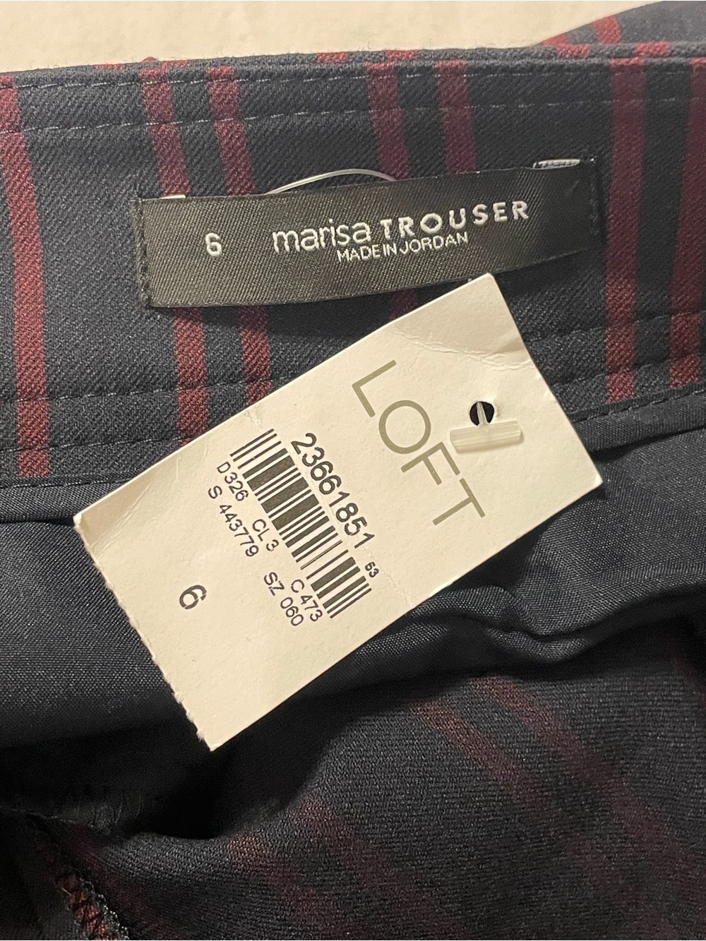 LOFT Marisa Sailor Striped Trousers - Picture 9 of 10